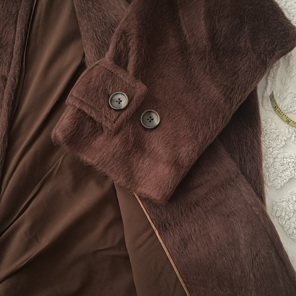 NWT - Anthropologie - Cocoa Textured Maxi Coat - 12 - Picture 9 of 10